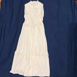 Allison New York 100% Cotton White Maxi Dress in Size Medium